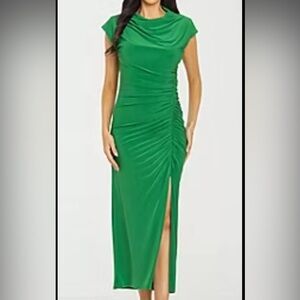Premier amour Green maxi Christmas Holiday party  Dress Size 6 club party NWOT 5